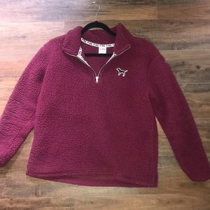 PINK Sherpa Sweatshirt